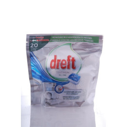 DREFT PLATINIUM TABLETKI DO ZMYWARKI 20 SZT ORIGINAL