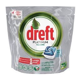 DREFT PLATINIUM TABLETKI DO ZMYWARKI 22 SZT ORIGINAL