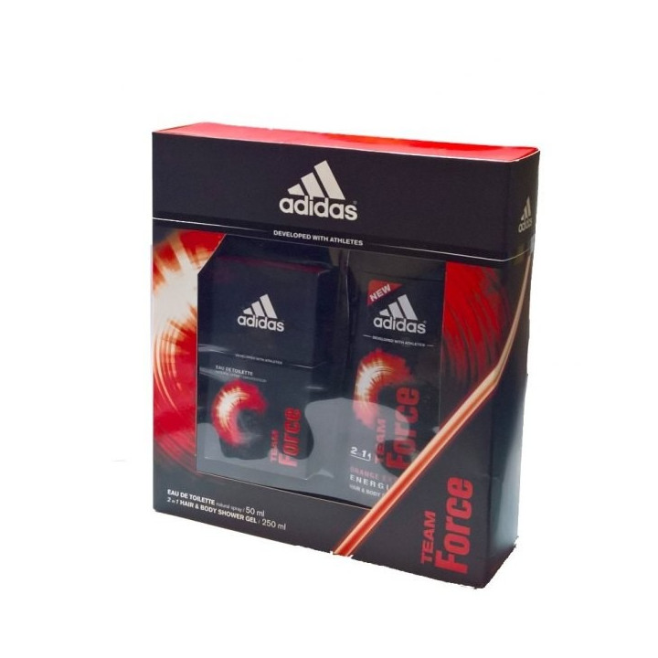 ZESTAW ADIDAS TEAM FORCE WODA 50ML+ŻEL 250ML