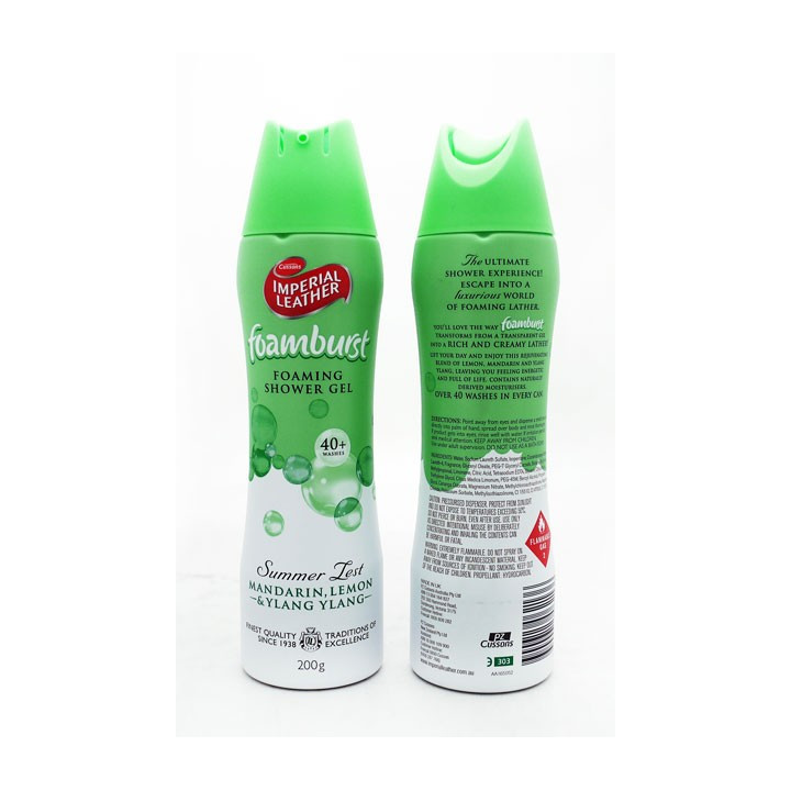 PIANKA POD PRYSZNIC IMPERIAL FOAMBURST SUMMER ZEST 200ML