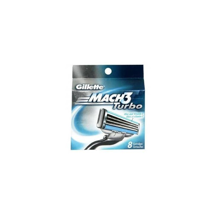 GILLETTE ZAPAS MACH3 TURBO 8SZT.