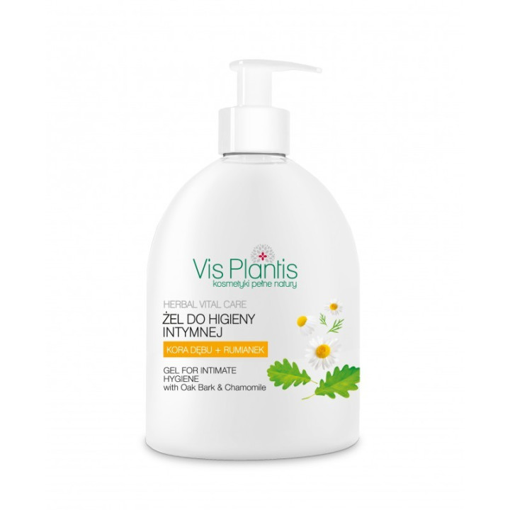 VIS PLANTIS ŻEL DO HIGIENY INTYMNEJ RUMIANEK, KORA DĘBU 500ML