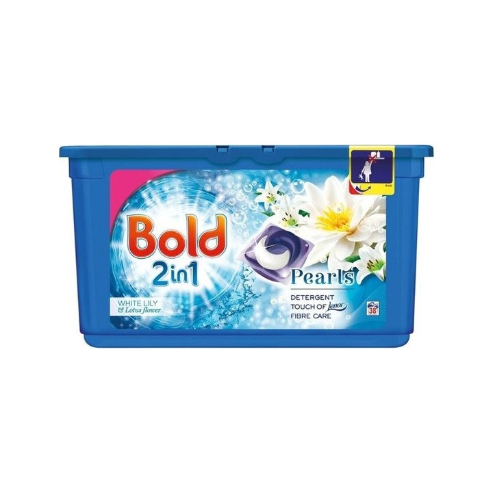 BOLD PEARLS 2IN1 WHITE LILLY  LOTUS 38 SZT.