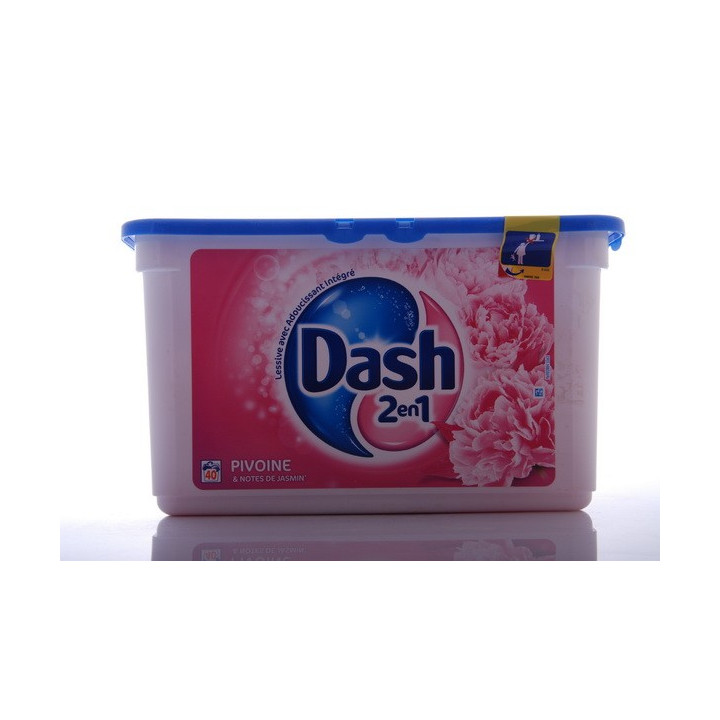 DASH  LENOR 2w1 PIWONIA KAPSUŁKI DO PRANIA 40 SZT.
