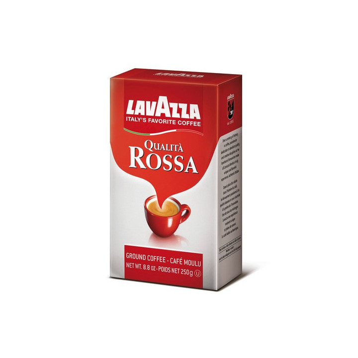 LAVAZZA QUALITA ROSSA 250 G - KAWA MIELONA