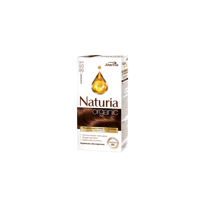 NATURIA ORGANIC FARBA KASZTANOWY 321