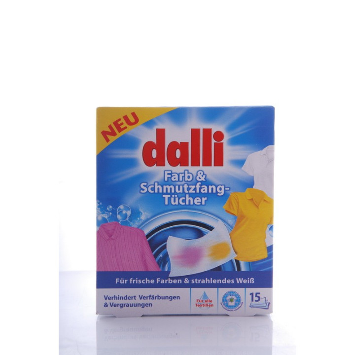 DALLI CHUSTECZKI WYŁAPUJĄCE KOLOR 15 szt.