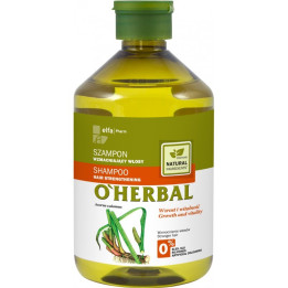 O'HERBAL SZAMPON WZMACNIAJĄCY WŁOSY Z EKSTRAKTEM Z KORZENIA TATARAKU 500ML