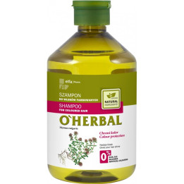 O'HERBAL SZAMPON DO WŁOSÓW FARBOWANYCH Z EKSTRAKTEM MACIERZANKI TYMIANKU 500ML