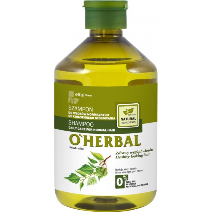 O'HERBAL SZAMPON DO WŁOSÓW NORMALNYCH DO CODZIENNEGO STOSOWANIA Z EKSTRAKTEM Z BRZOZY