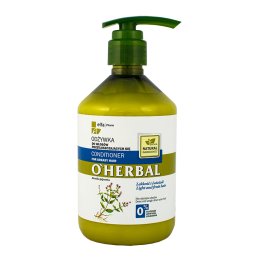 O'HERBAL ODŻYWKA DO WŁOSÓW PRZETŁUSZCZAJĄCYCH SIĘ  Z EKSTRAKTEM Z MIĘTY PIEPRZOWEJ