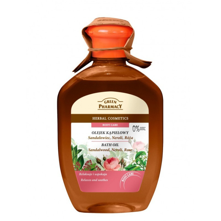 OLEJEK KĄPIELOWY SANDAŁOWIEC, NEROLIM, RÓŻA 250ML