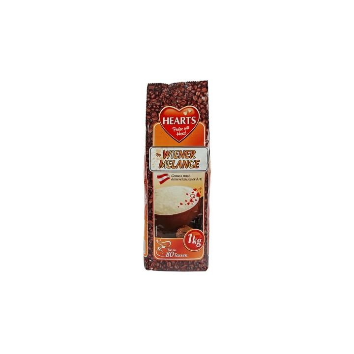 HEARTS CAPPUCCINO WIENER MELANGE - INSTANT 1000 G