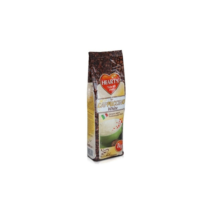HEARTS CAPPUCCINO WHITE - INSTANT 1000 G