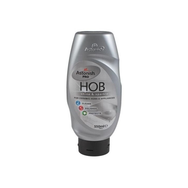 PROFESSIONAL HOB SHINE S PARKLE 550 ML ALNE MLECZKO DO CZYSZCZENIA PŁYT GRZEJNYCH , HALOGENÓW 550 ML