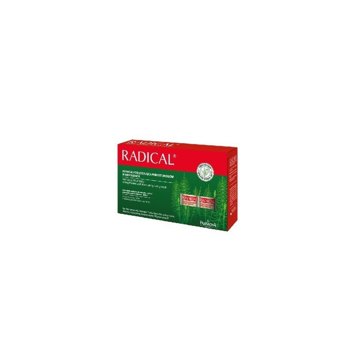 RADICAL KURACJA POBUDZAJĄCA POROST WŁOSÓW W AMPUŁKACH 5x5ML