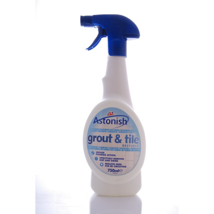 ASTONISH SPRAY GROUT  TILE  DO FUG I PŁYTEK 750ML