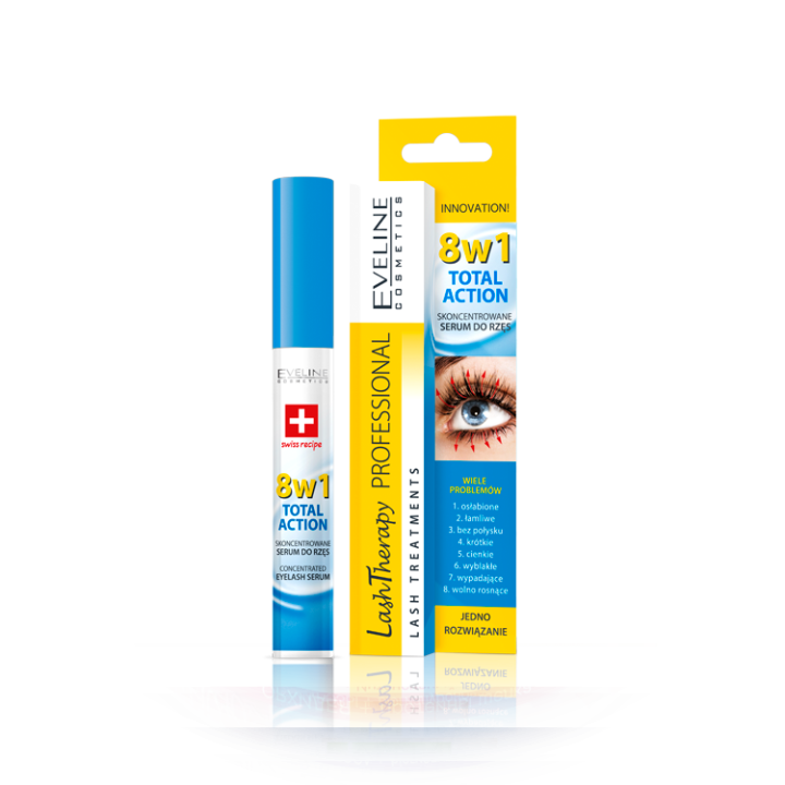 EVELINE ODŻYWKA DO RZĘS 8W1 TOTAL ACTION 10ML