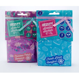 AIRPURE SASZETKI ZAPACHOWE DO SZAFY 3PAK - AIRPURE SCENTED SACHET 3PAK