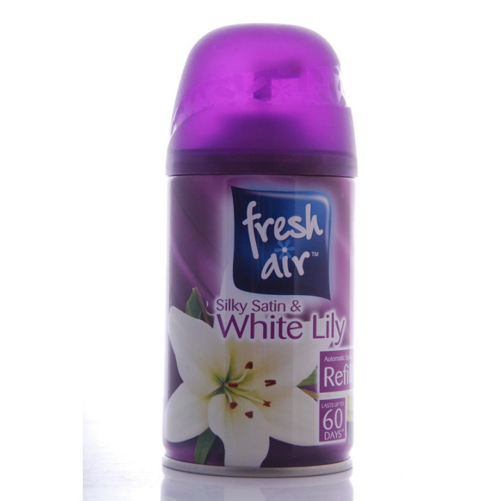ZAPAS DO ODŚWIEŻACZA AUTOMATYCHNEGO O ZAPACHU SATYNOWEJ BIAŁEJ LILII 250ML