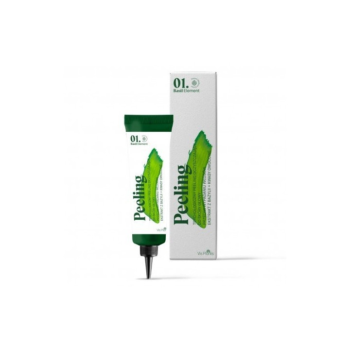 BASIL ELEMENT. PEELING TRYCHOLOGICZNY OCZYSZCZAJĄCY DO SKÓRY GŁOWY 125ML