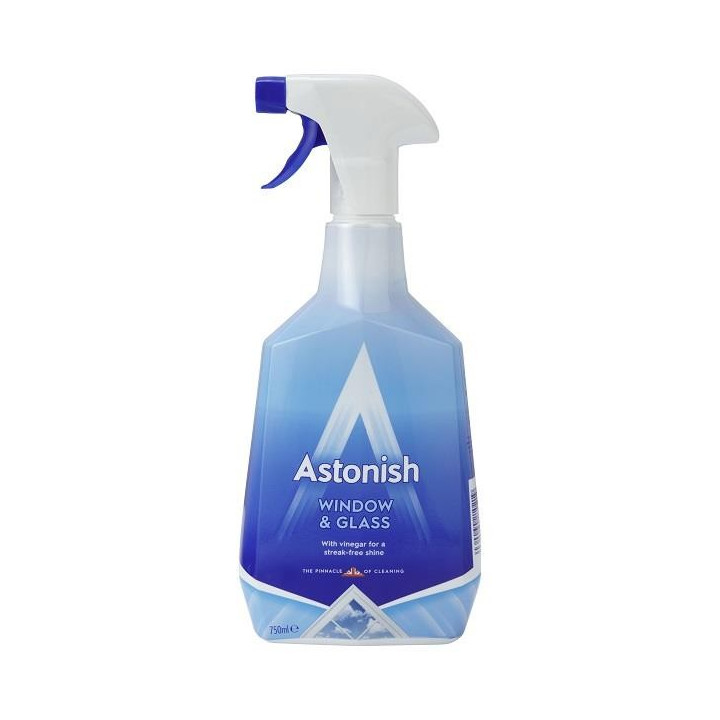 ASTONISH PŁYN DO MYCIA OKIEN NA BAZIE OCTU 750ML