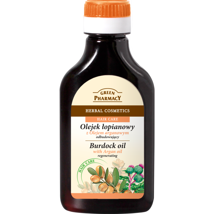 OLEJEK DO SKÓRY GŁOWY -  ŁOPIAN I OLEJ ARGANOWY 100ML