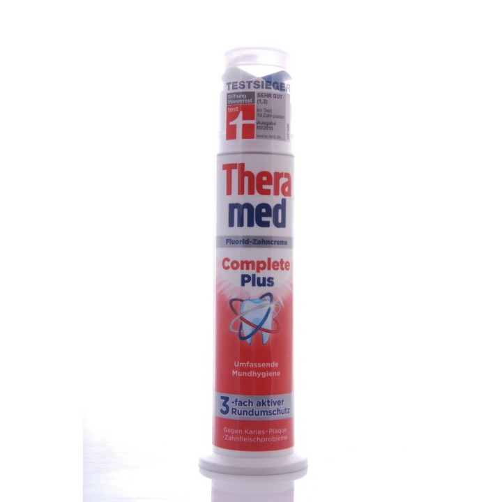 THERAMED PASTA DO ZĘBÓW W POMPCE - CZERWONA 100 ML INTENSIVE REINIGUNG