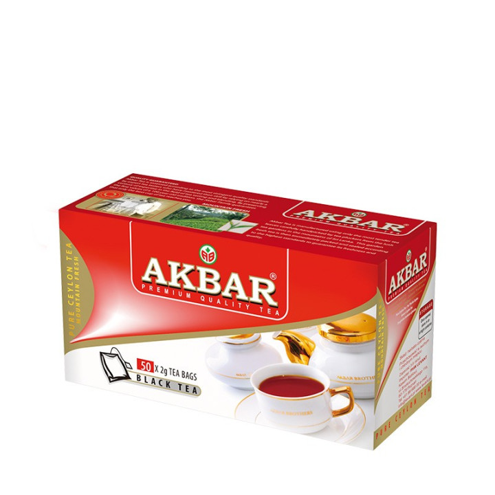 AKBAR BLACK TEA 50 SZTUK