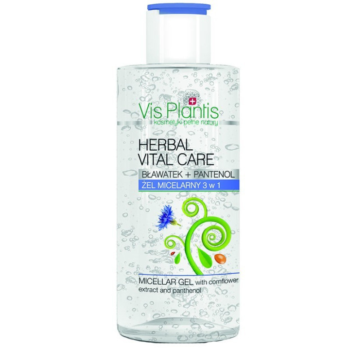 VIS PLANTIS ŻEL MICELARNY 3 W 1 BŁAWATEK + PANTENOL 150 ML