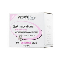 DERMA V10 Q10 SENSITIVE MOISTURISER CREAM 50 ML