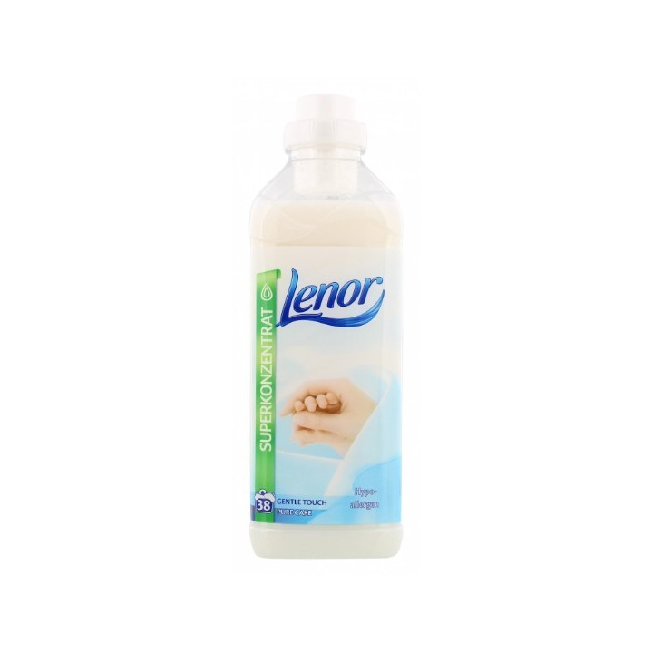LENOR 950ML  FABRIC CONDITIONER GENTLE TOUCH PURE CARE 38 PRAŃ (BIAŁY)