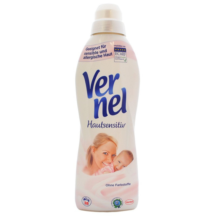 VERNEL FABRIC CONDITIONER HAUTSENSITIV 1L ZAPACH ALOESU I LILII WODNEJ