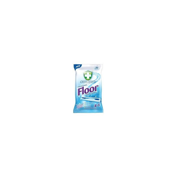 GREEN SHIELD CHUSTECZKI PODŁOGI ANTI-BACTERIAL FLOOR SURFACE WIPES 30SZT