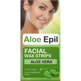 ALOE EPIL PLASTRY DO DEPILACJI TWARZY 12SZT