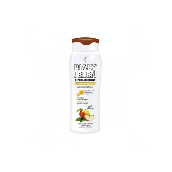 BIAŁY JELEŃ SZAMPON WŁOSY JASNE (OCET JABŁKOWY) 300ML