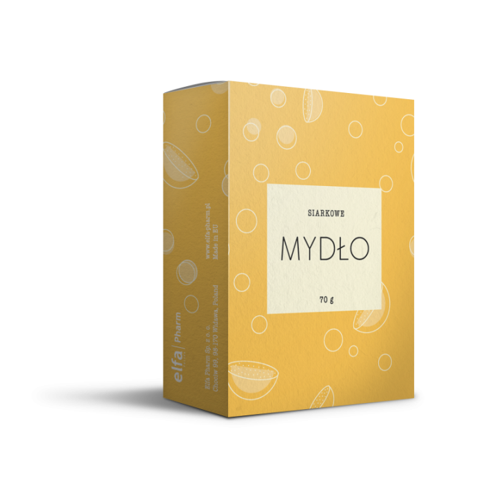 MYDŁO W KOSTCE SIARKOWE Z OLEJEM Z OLIWEK 70G