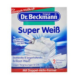 DR BECMANN SUPER WEISS SASZETKI WYBIELAJĄCE 2SZT